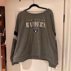 Las Vegas Raiders Gray Sweater plus size 2x